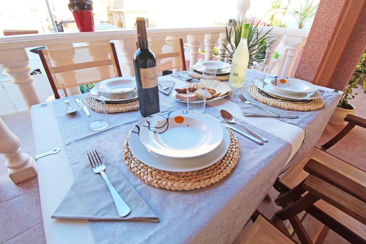 גראן אלקנט Bungalow Con Terraza, Piscina Y Vistas Al Mar מראה חיצוני תמונה